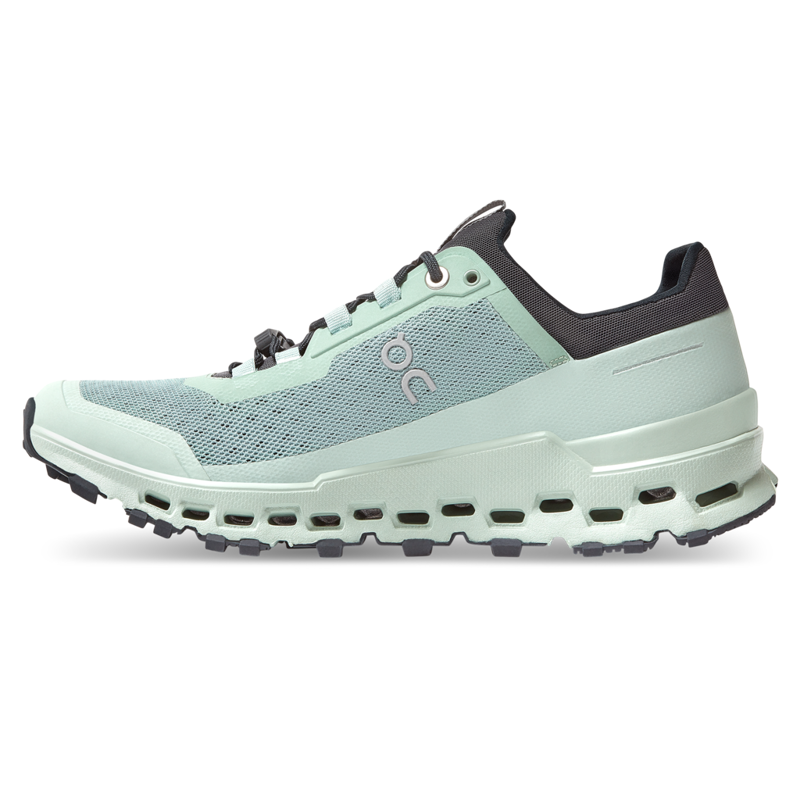 On Cloudultra Womens Trail Running Shoes - Moss Eclipse-3